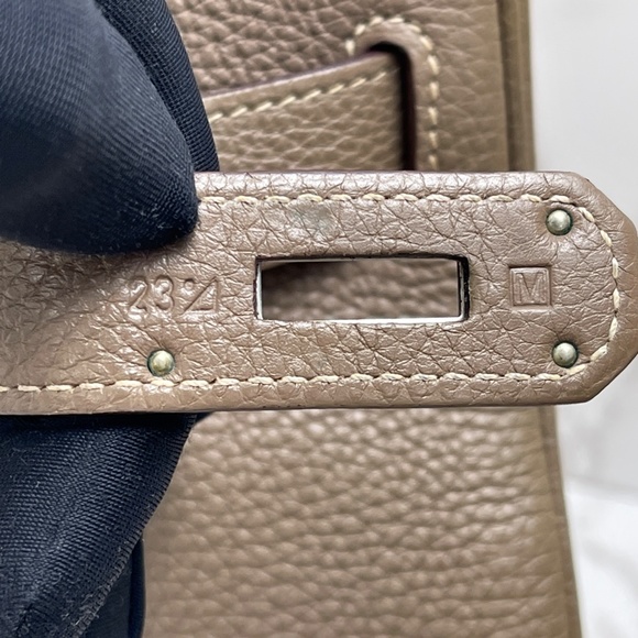 ❌❌❌ SOLD! ❌❌❌ Hermès Etoupe Togo Retourne Kelly 40 - Picture 9 of 16